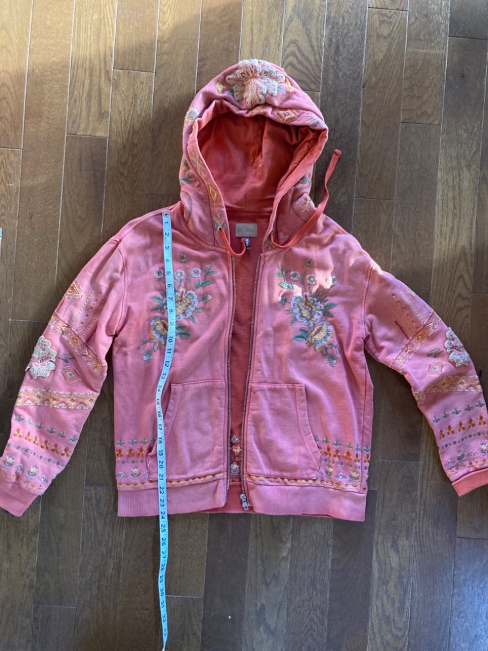 Driftwood embroidered hoodie
